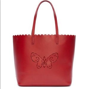 Butterfly perforated topping tote